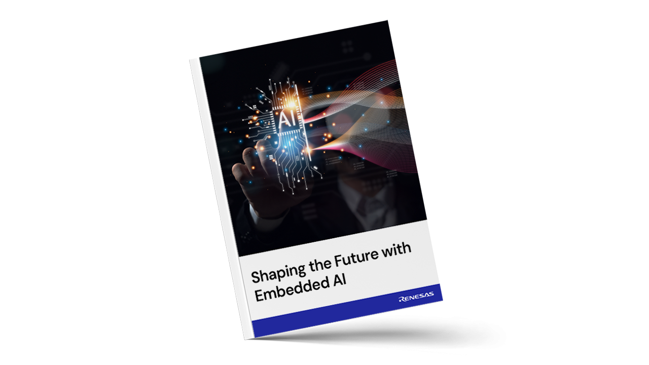 E-book cover for the topic relating to shaping the future of embedded AI.