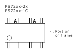 Avoid shorting between portion of frame and leads.