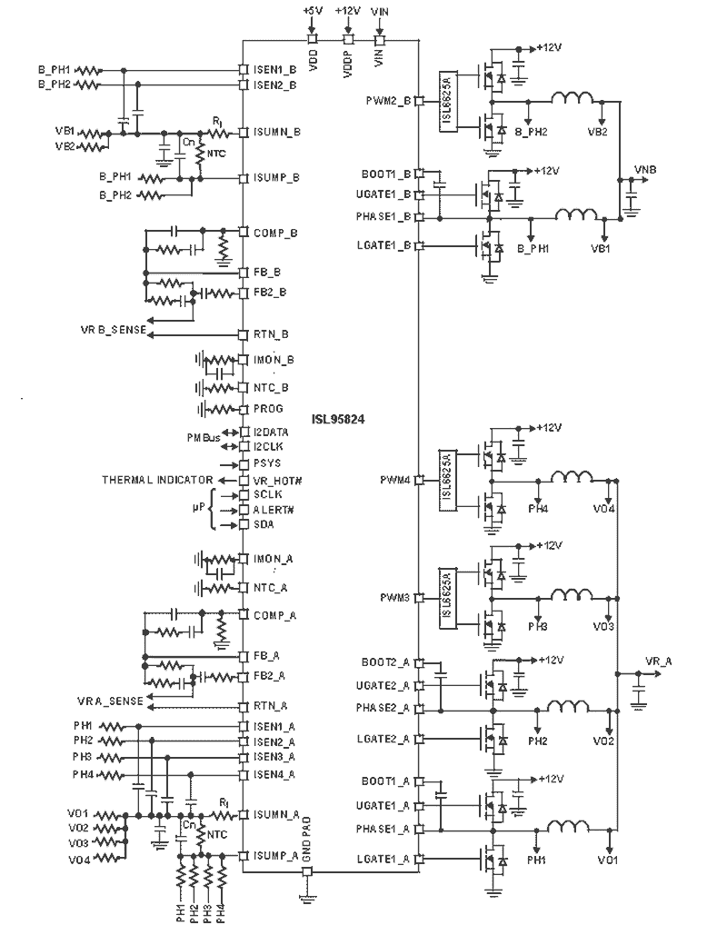 Isl95824 Functional Diagram Renesas
