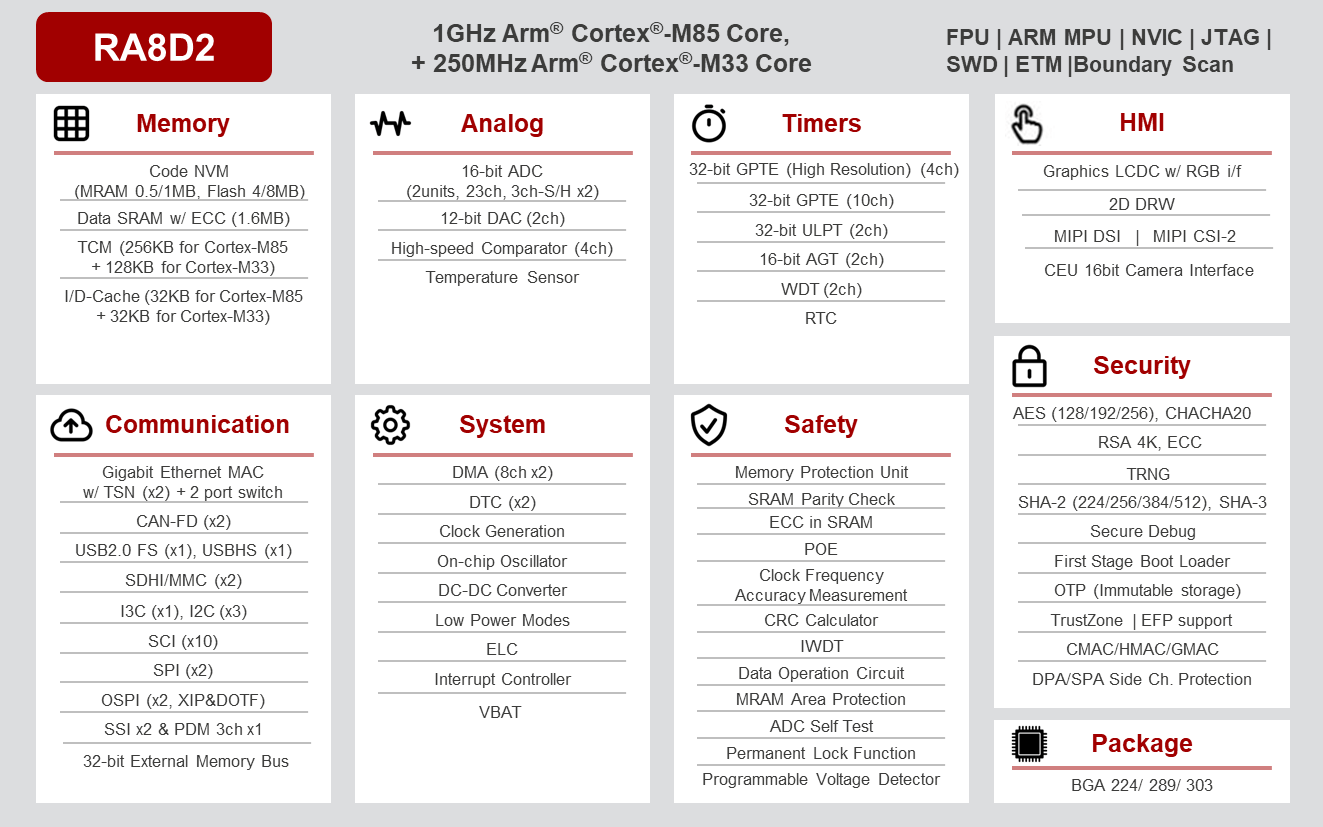 RA8D2 Block Diagram