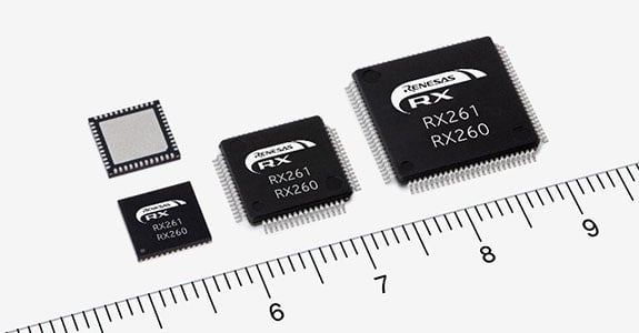 RX261/RX260 MCU Package Size