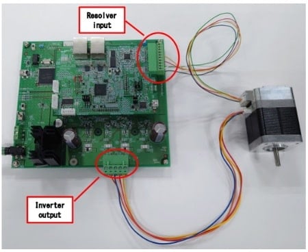 Evaluation platform for motor control using RX72M with built-in EtherCAT slave functionality setup