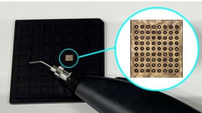 Main blog image showing a chip scale package.