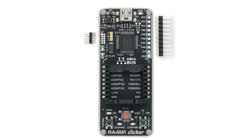 MIKROE-4350 RA4M1 Clicker