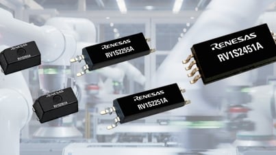 Industry's Lowest Input Current Photocouplers for Single Transistor Output