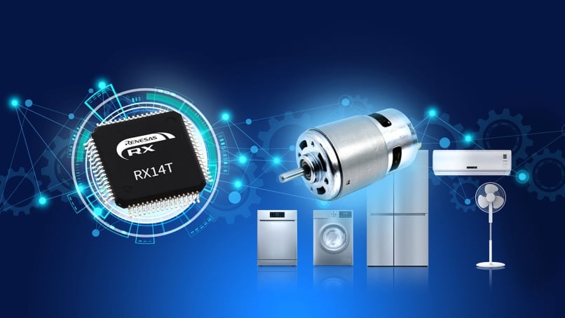 RX14T chip with motor and home appliances.