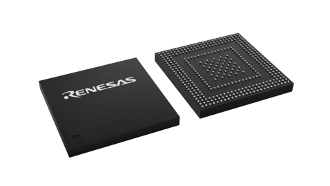 3D illustration featuring top and bottom views of LFBGA IC chip package with 361 lead count.