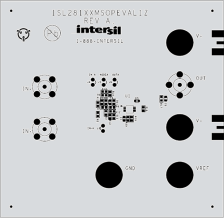 ISL28127MSOPEVAL1Z Precision Op Amp Eval Board