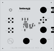 ISL281x7SOICEVAL1Z Precision Op Amps Eval Board