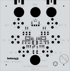 ISL28208SOICEVAL2Z 40V Precision Op Amp Eval Board