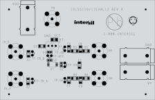 ISL55110EVAL1Z MOSFET Driver TSSOP Eval Board