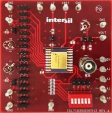 ISL71830SEHEV1Z Rad Hard MUX Eval Board Top