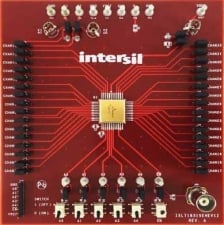 ISL71831SEHEV1Z Rad Hard MUX Eval Board Top