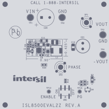 ISL8500EVAL2Z Buck PWM Regulator Eval Board