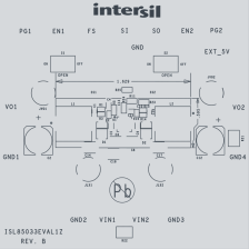 ISL85033DUALEVAL1Z Buck Regulator Eval Board