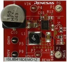 ISL85418DEMO1Z Buck Regulator Demonstration Board