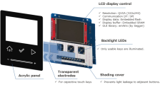 Serial LCD + Touch Demonstration Kit Hardware Structure