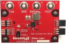 ZL2102DEMO1Z Digital Power Regulator Demonstration Board Top