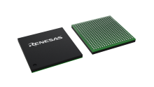 3D illustration featuring top and bottom views of LFBGA IC chip package with 400 lead count.