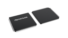 3D illustration featuring top and bottom views of LFQFP chip package with 144 lead count.