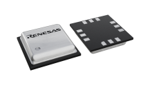3D illustration featuring top and bottom views of LGA IC chip package with 12 lead count.