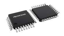 3D illustration featuring top and bottom views of LQFP chip package with 32 lead count.
