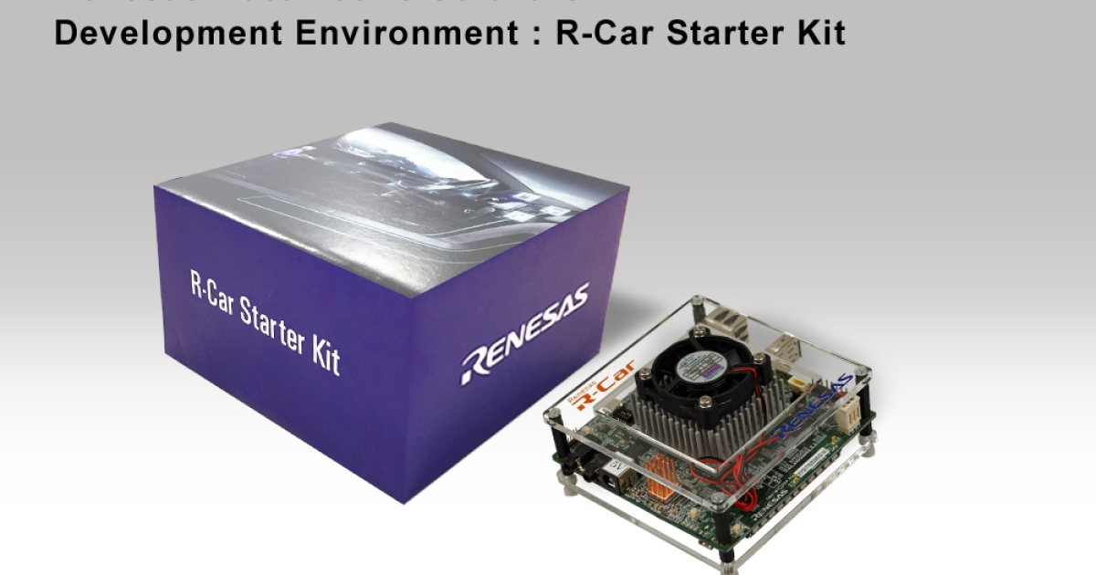 Renesas Electronics Introduces Two Versions of Third-Generation R-Car  Starter Kits to Deliver “One Kit Per Engineer” Software Development  Environment | Renesas