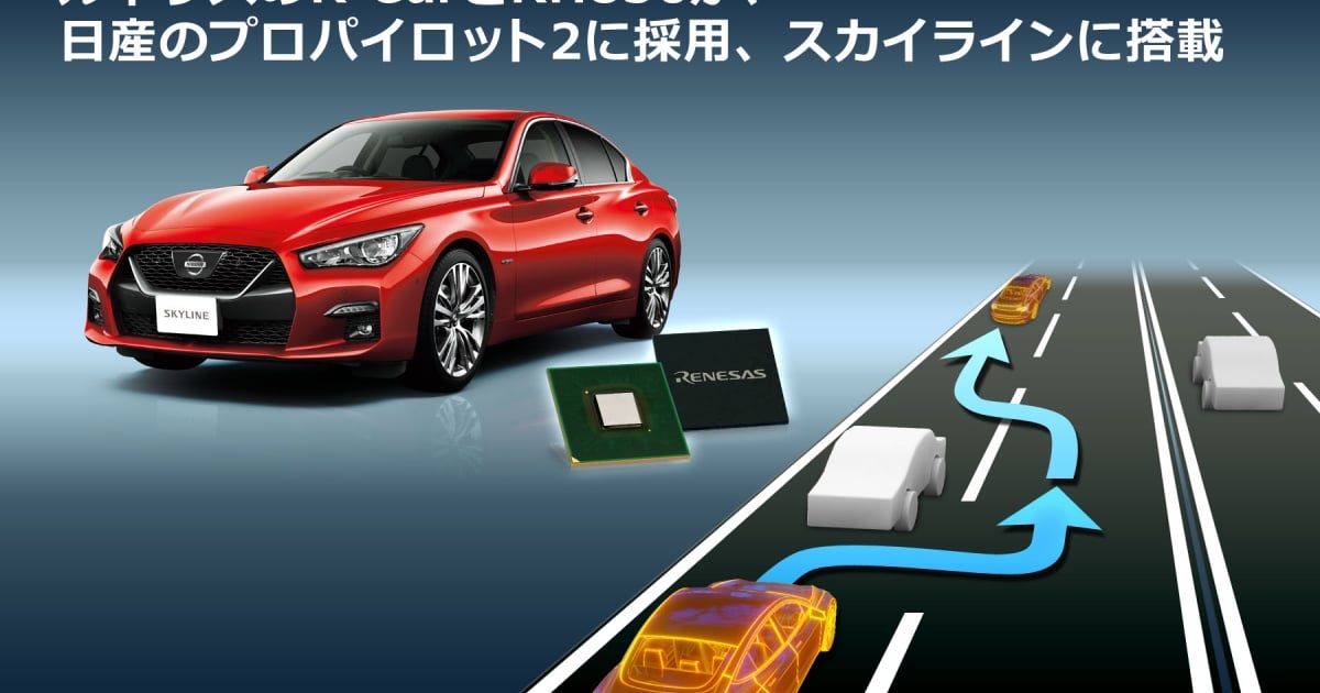 ルネサス、日産の「プロパイロット2.0」に採用、スカイラインに搭載 | Renesas ルネサス