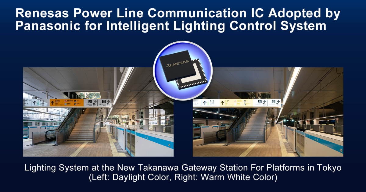 Renesas Power Line Communication IC Adopted By Panasonic For ...