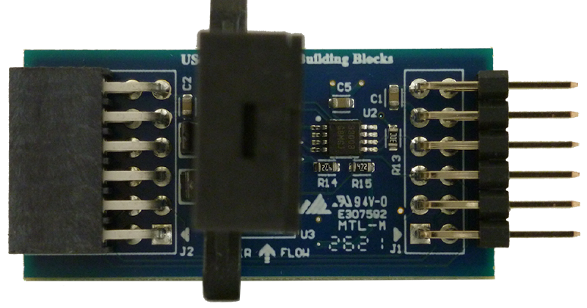 US082-FS1015EVZ - Vertical Mount Air Velocity Sensor Pmod Board | Renesas