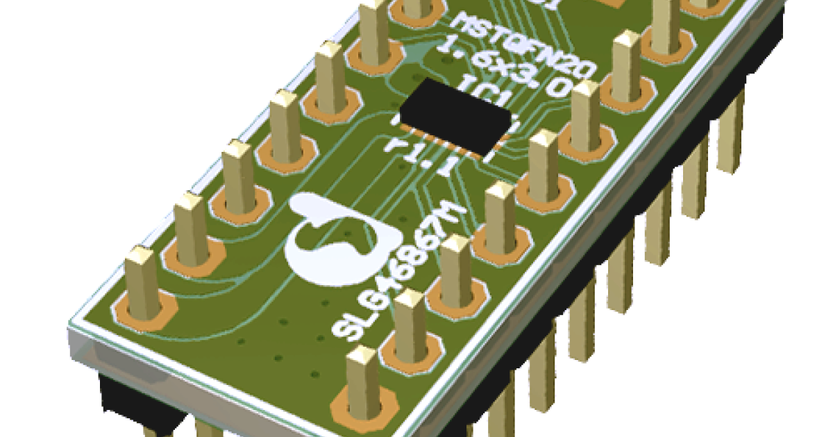 SLG46867M-DIP - GreenPAK SLG46867 20-pin DIP Prototyping Board | Renesas