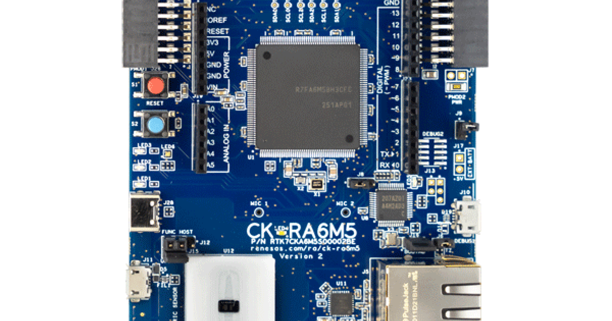 CK-RA6M5 - Cloud Kit Based On RA6M5 MCU Group | Renesas