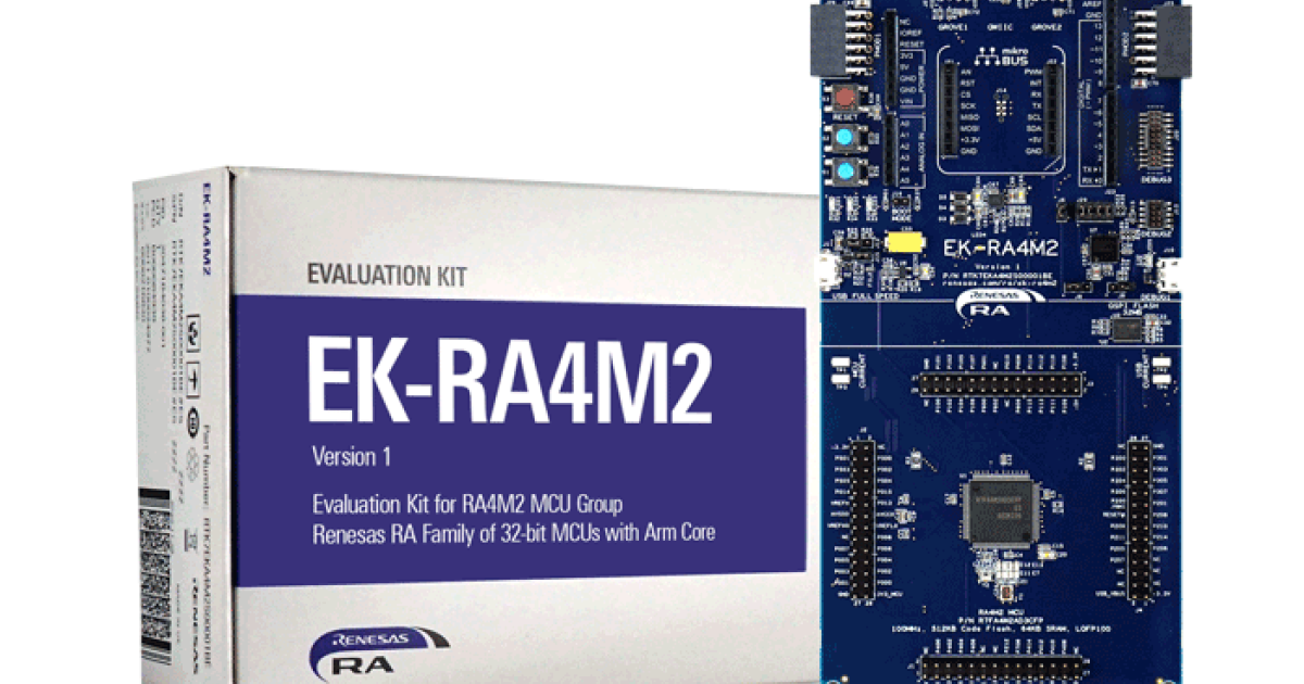 EK-RA4M2 - Evaluation Kit for RA4M2 MCU Group | Renesas