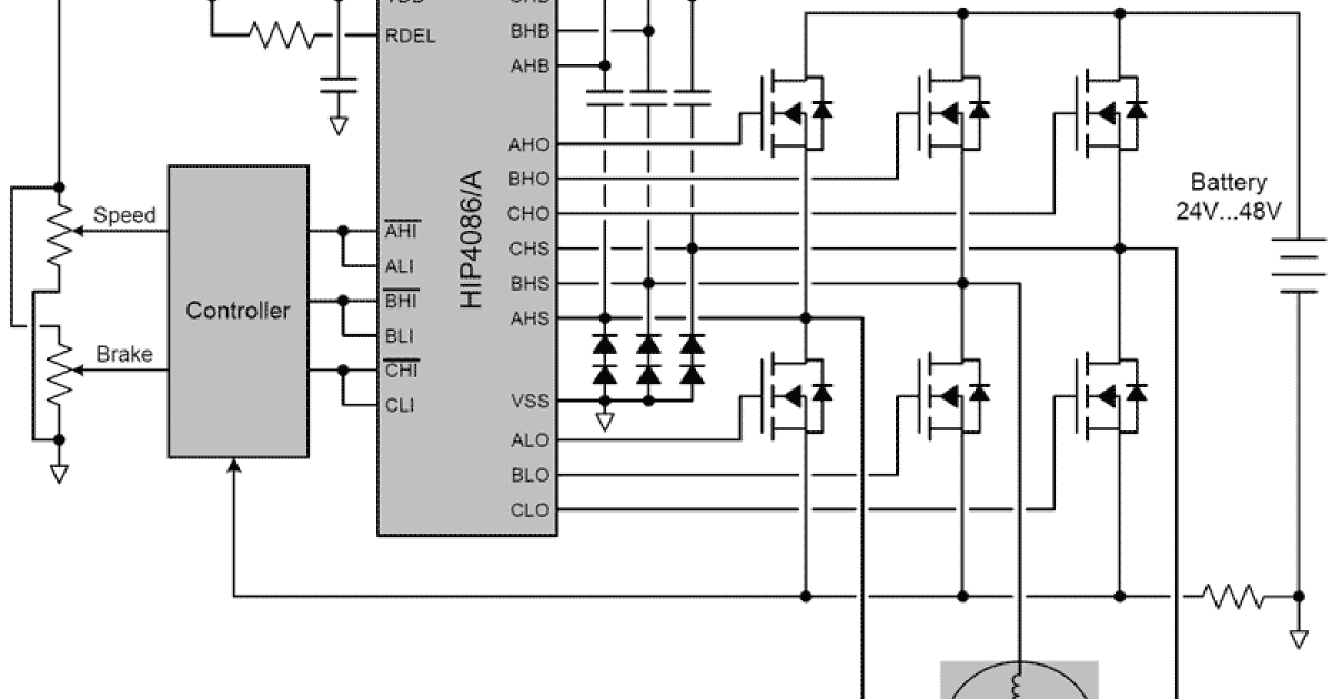 Схема мотор контроллера. Hip4086 схема включения. Схема управления трехфазным бесколлекторным двигателем. Схема контроллера трехфазного бесколлекторного двигателя. Схема регулятора оборотов бесколлекторного двигателя.