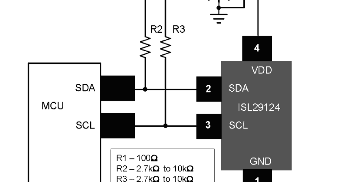 ISL29124 - Digital Red, Green And Blue Color Light Sensor With IR ...