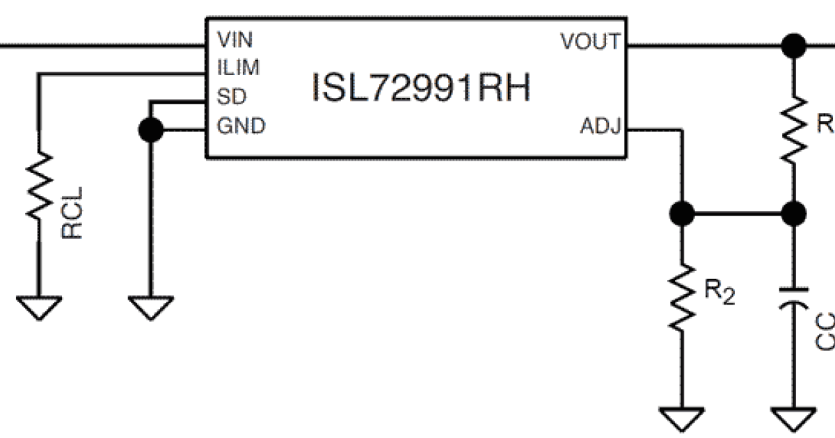 ISL72991RH - Radiation Hardened Low Dropout Adjustable Negative 