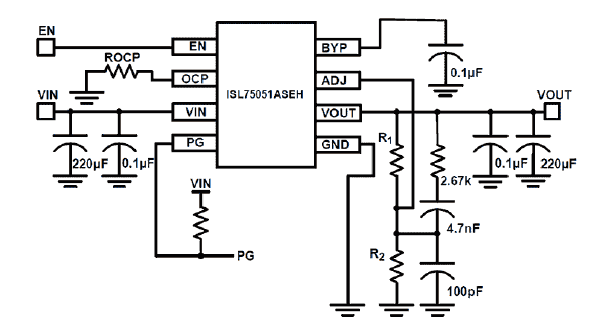 ISL73051ASEH - 3A, Radiation Hardened, Positive, Ultra-Low Dropout ...