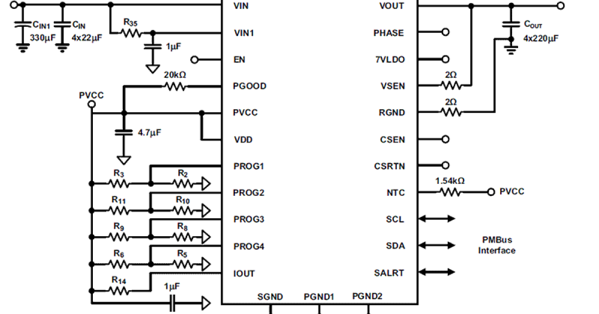 ISL8282M - 15A High Efficiency Hybrid Digital Step-Down Power Module ...