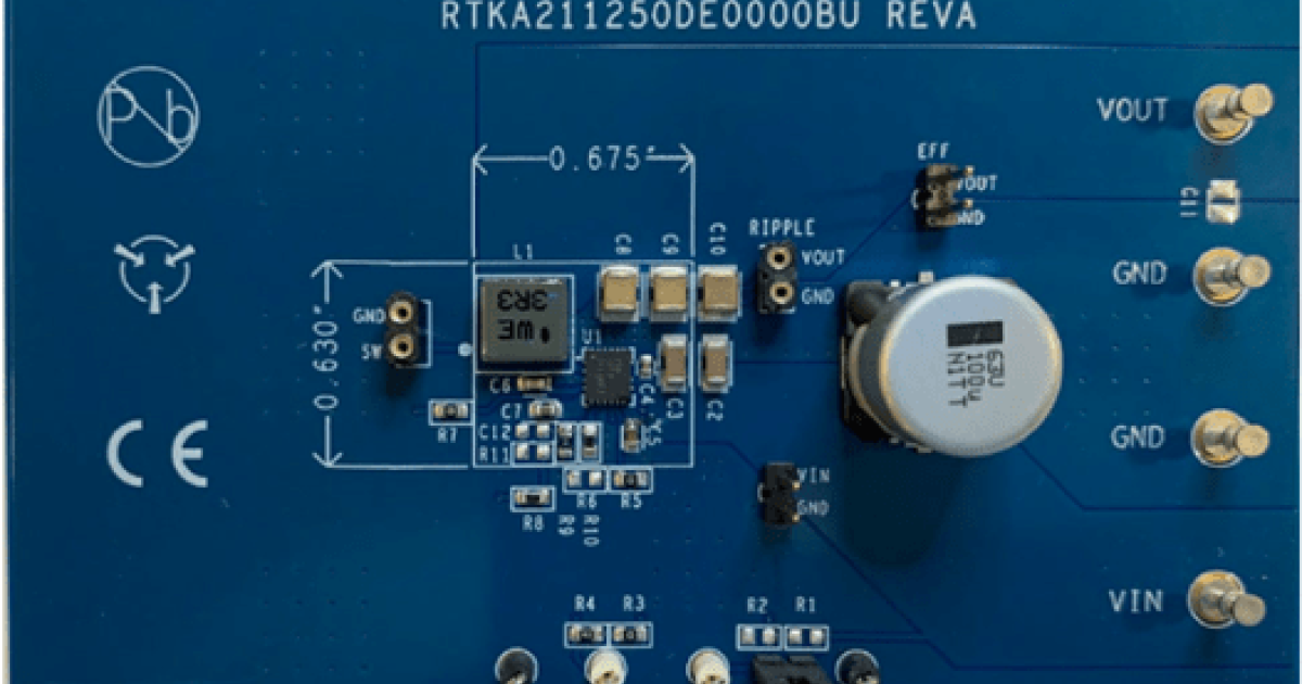 RTKA211250DE0000BU - RAA211250 Synchronous Buck