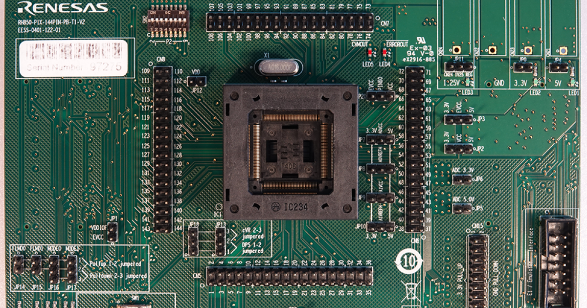 Y-RH850-P1X-144PIN-PB-T1-V2 - RH850/P1X 144pin Piggyback Board of RH850  Evaluation Platform | Renesas ルネサス