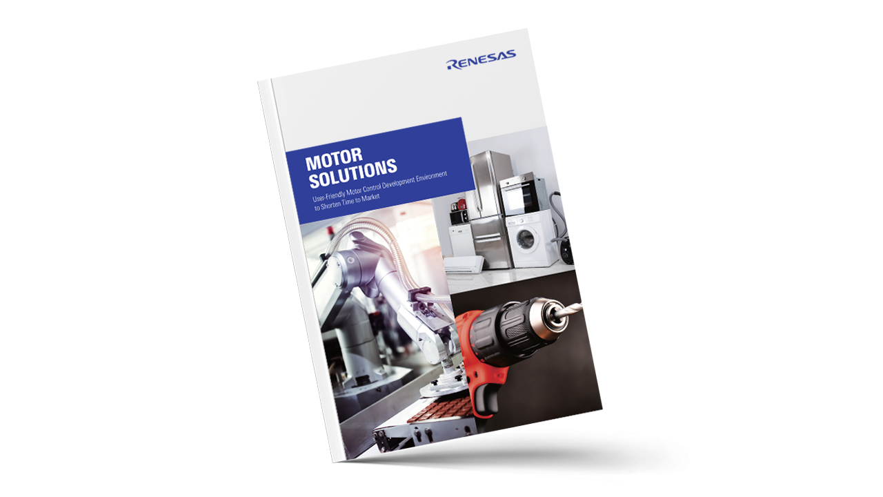 Cover page for motor solutions brochure