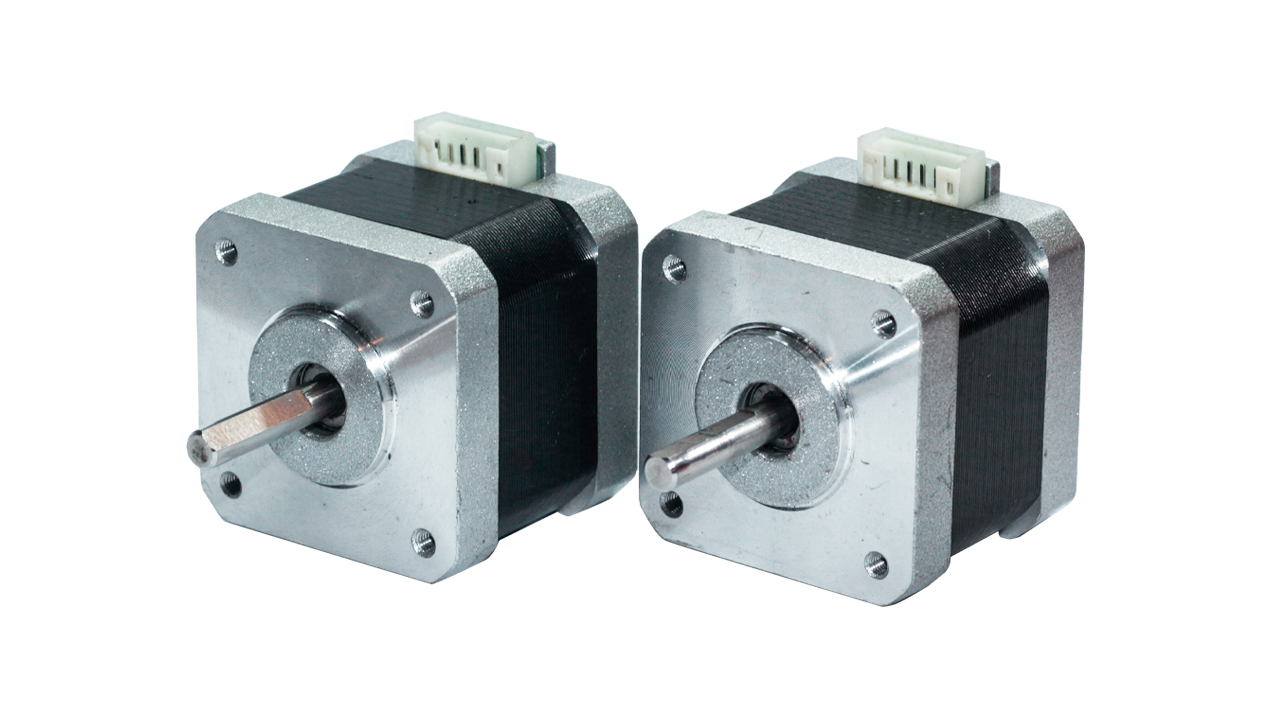 Compact servo stepper motors.