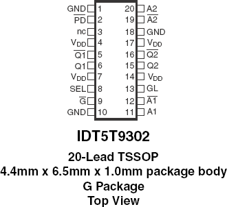 5T9302 - Pinout