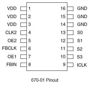 670-01 Pinout