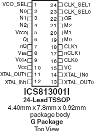 813001I - Pinout