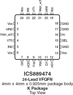 889474 - Pinout