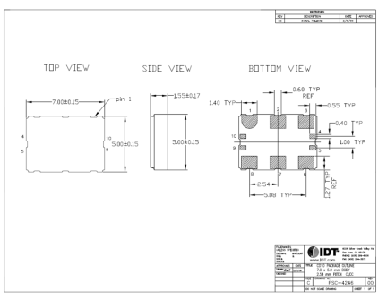 8N3Q001 - Package Outline Drawing