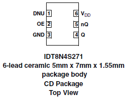 8N4S271 - Pinout