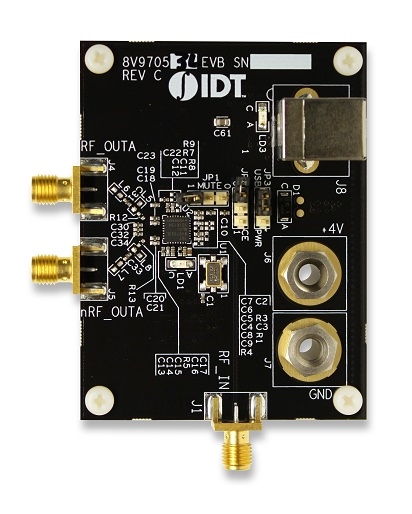 8V97053L-EVK Evaluation Board (Top)