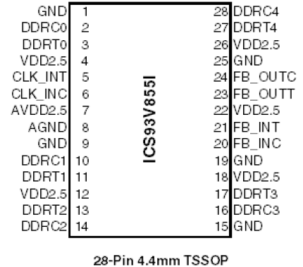 93V855A - DDR Phase Lock Loop Clock Driver | Renesas